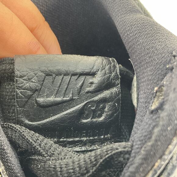 Nike SB Dunk High Antihero Men's Athletic Shoes Black/Brown Size 10 Preowned - Picture 6 of 8